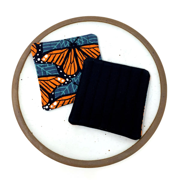 Coasters Set of 4 Charley Harper Monarch Butterflies