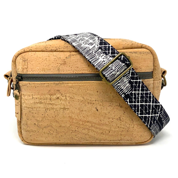 Sustainable Cork Boxy Crossbody - Choose Your Strap