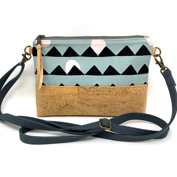 Organic & Cork Mini Crossbody - Afterglow