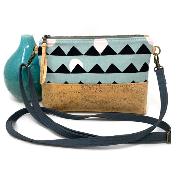 Organic & Cork Mini Crossbody - Afterglow