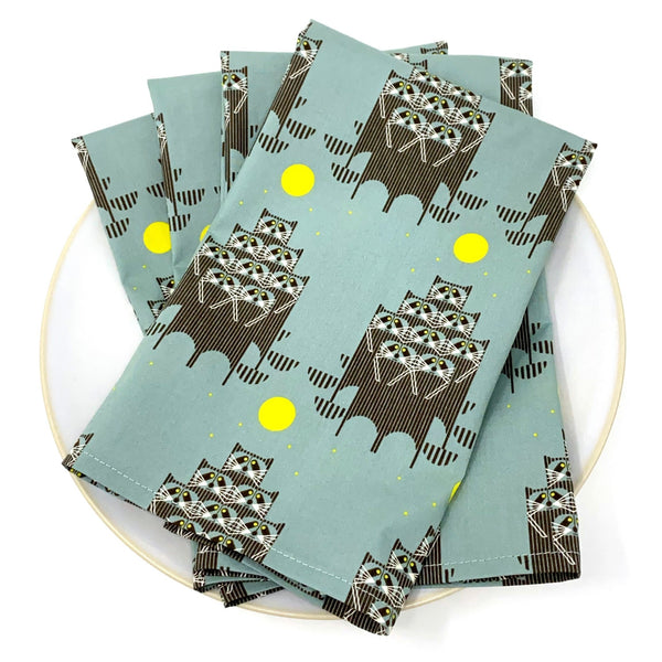 Organic Napkins - Set of 4 Charley Harper Raccpack