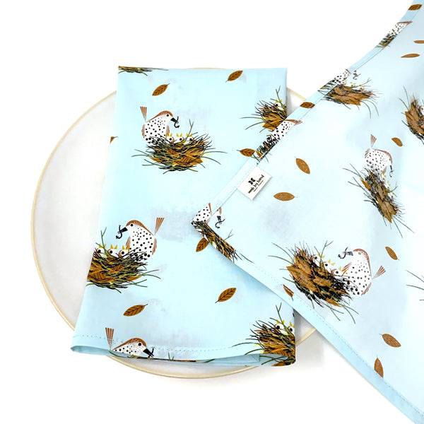 Organic Napkins - Set of 4 Charley Harper Chorus Line