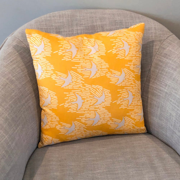 Throw Pillow Cover Gold Whitehaven