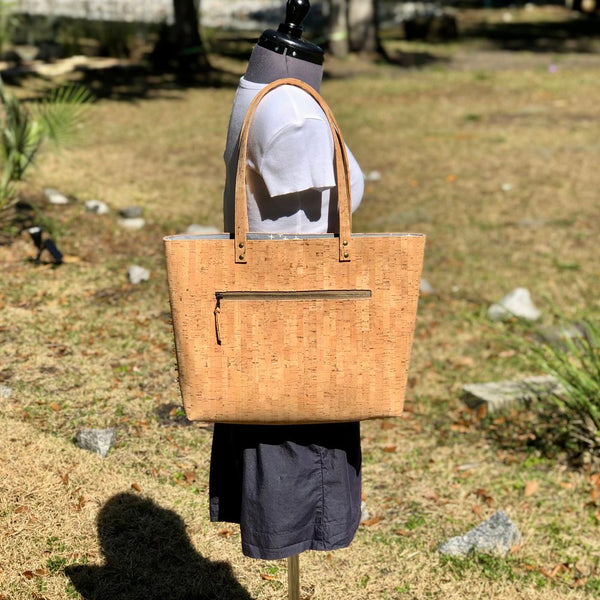 Bucket Tote Sustainable Cork  - Customize Your Lining!