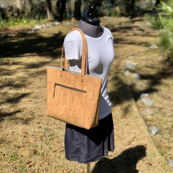 Bucket Tote Sustainable Cork  - Customize Your Lining!