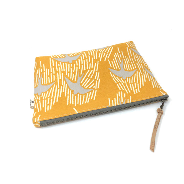 Slim Zip Pouch Gold Whitehaven - 3 Sizes