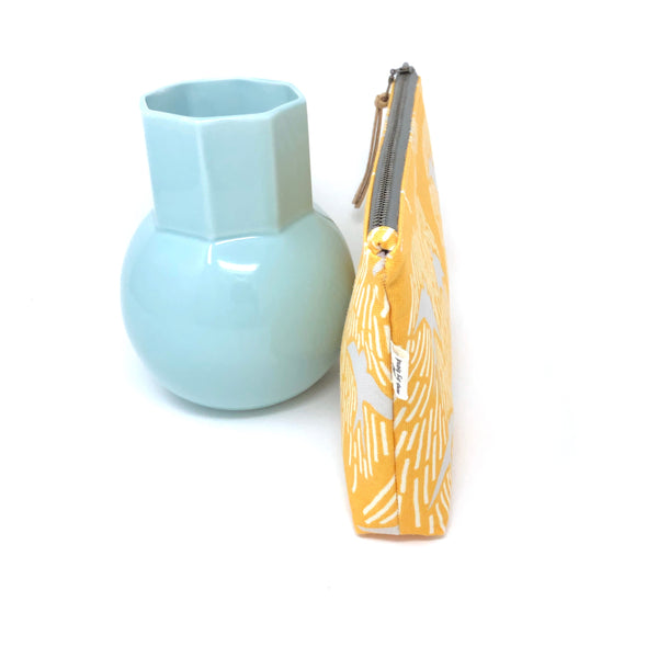 Slim Zip Pouch Gold Whitehaven - 3 Sizes