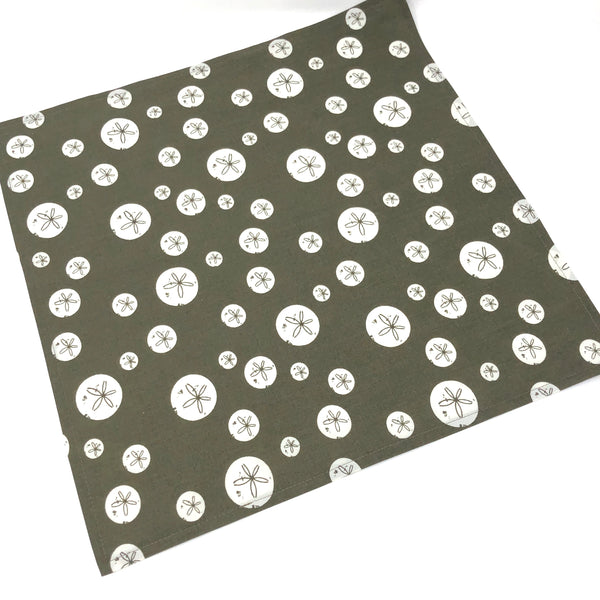Organic Napkins - Set of 4 Charley Harper Brown Sand Dollars