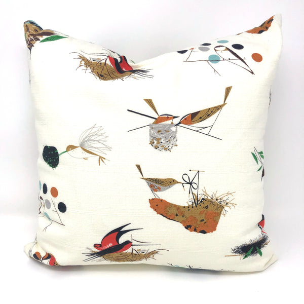 Throw Pillow Cover Charley Harper Bird Architects