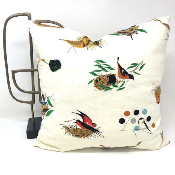 Throw Pillow Cover Charley Harper Bird Architects