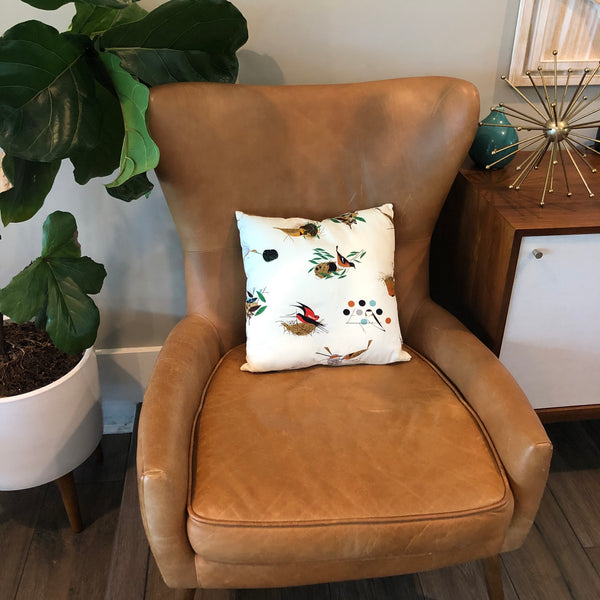 Throw Pillow Cover Charley Harper Bird Architects