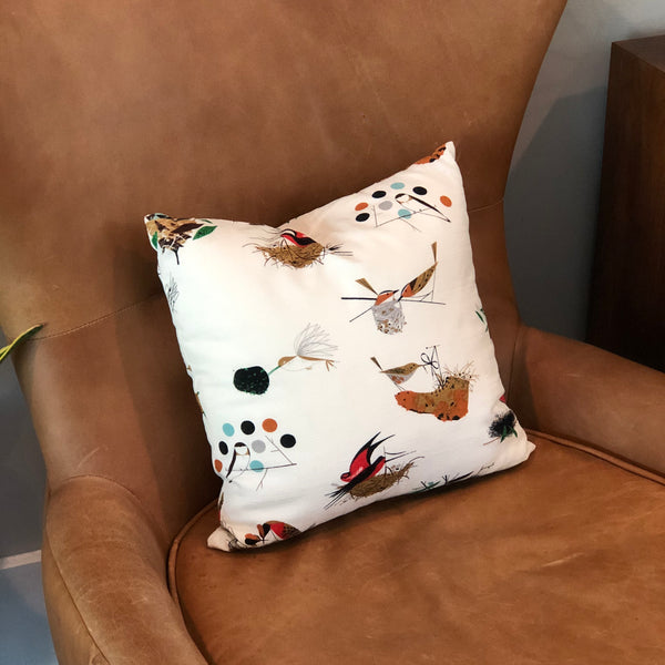Throw Pillow Cover Charley Harper Bird Architects