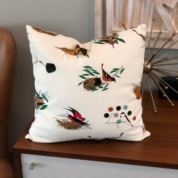 Throw Pillow Cover Charley Harper Bird Architects