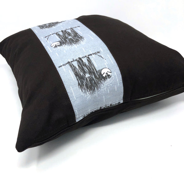 Throw Pillow Cover Charley Harper Barkcloth SLOTHS!