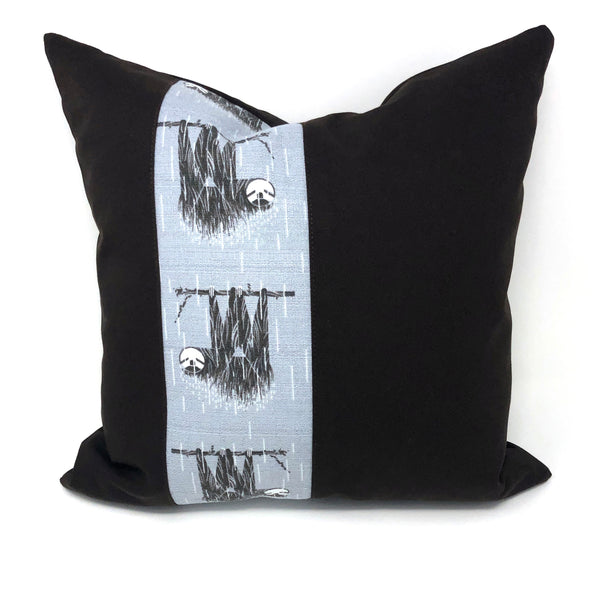 Throw Pillow Cover Charley Harper Barkcloth SLOTHS!