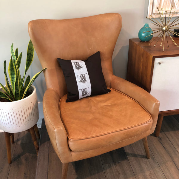 Throw Pillow Cover Charley Harper Barkcloth SLOTHS!