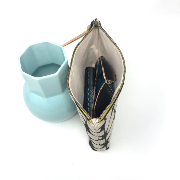 Slim Zip Pouch Brown Half Life - 3 Sizes