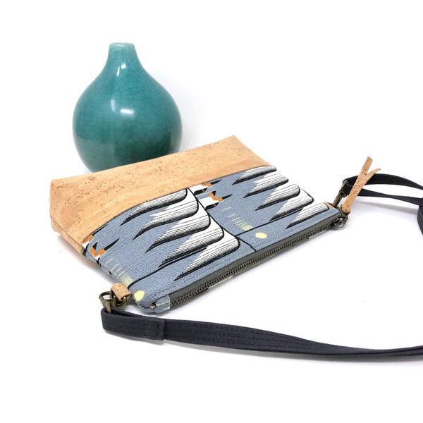 Organic & Cork Mini Crossbody - Charley Harper Prints