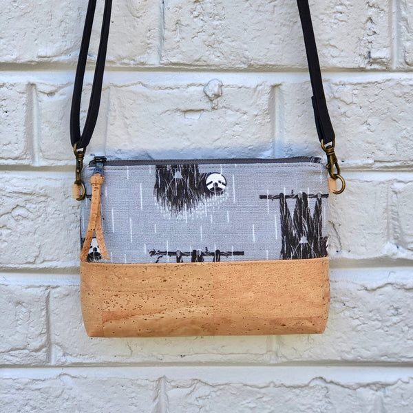 Organic & Cork Mini Crossbody - Charley Harper Prints