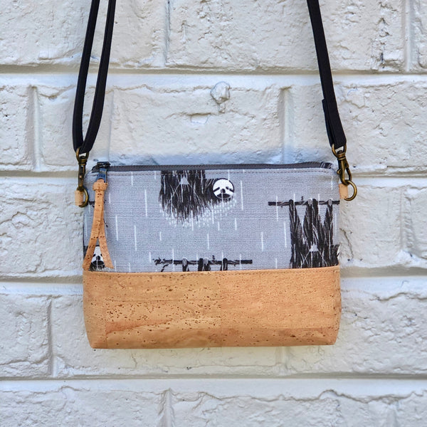 Organic & Cork Mini Crossbody - Charley Harper Prints