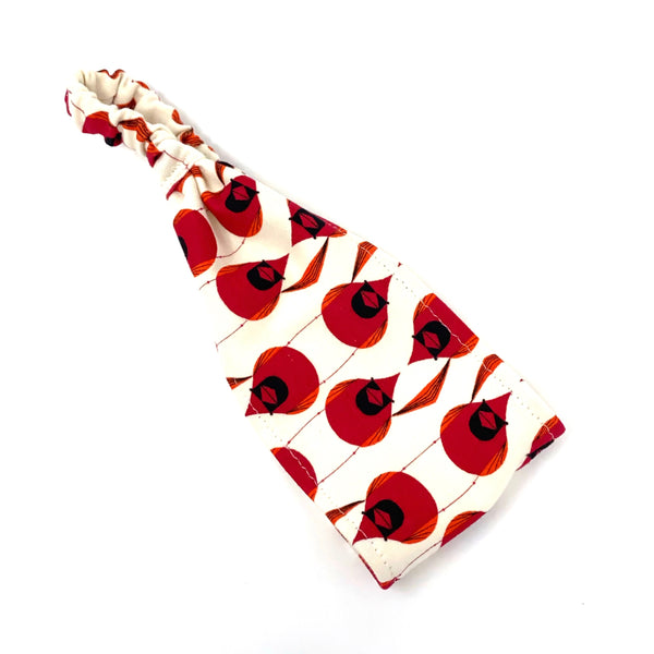 Organic Headband Charley Harper Cardinals