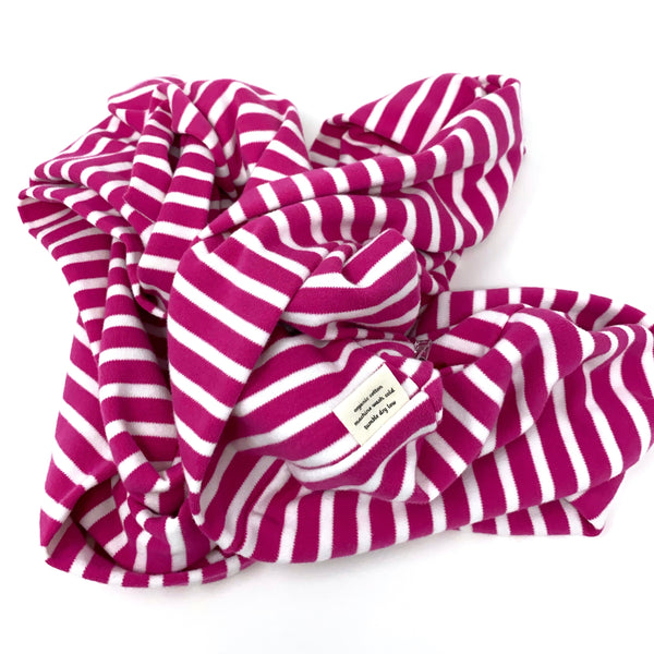 Infinity Scarf Pink Stripes