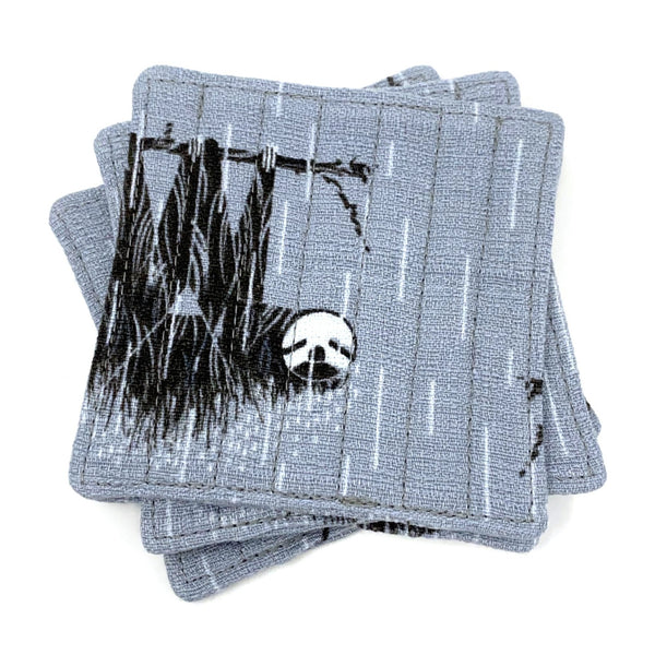 Coasters Set of 4 Charley Harper Mod Sloth