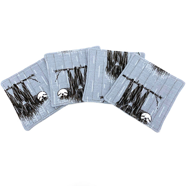 Coasters Set of 4 Charley Harper Mod Sloth