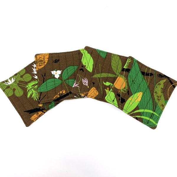 Coasters Set of 4 Charley Harper Spring Wildflowers