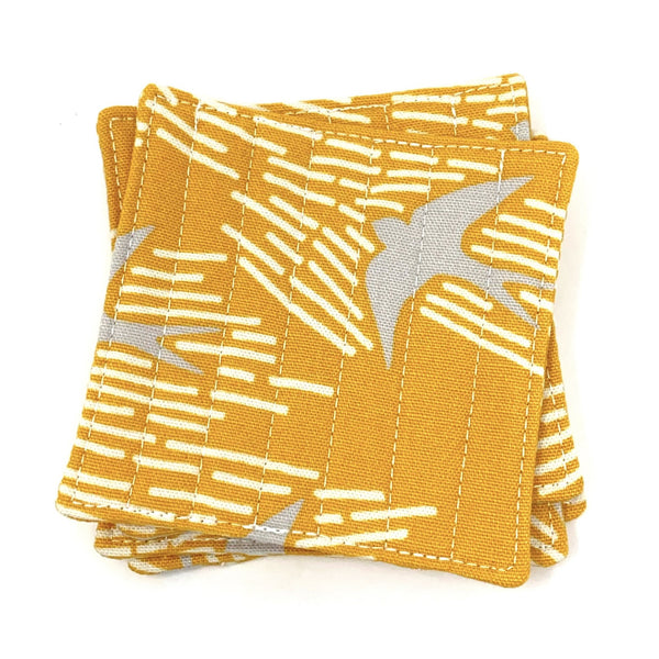 Coasters Set of 4 Gold Whitehaven