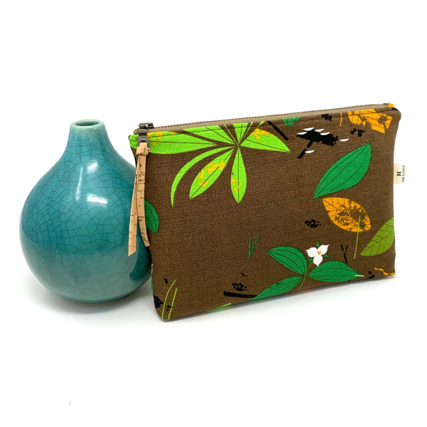 Slim Zip Pouch Charley Harper Spring Wildflowers - 3 Sizes