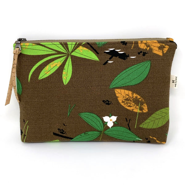 Slim Zip Pouch Charley Harper Spring Wildflowers - 3 Sizes