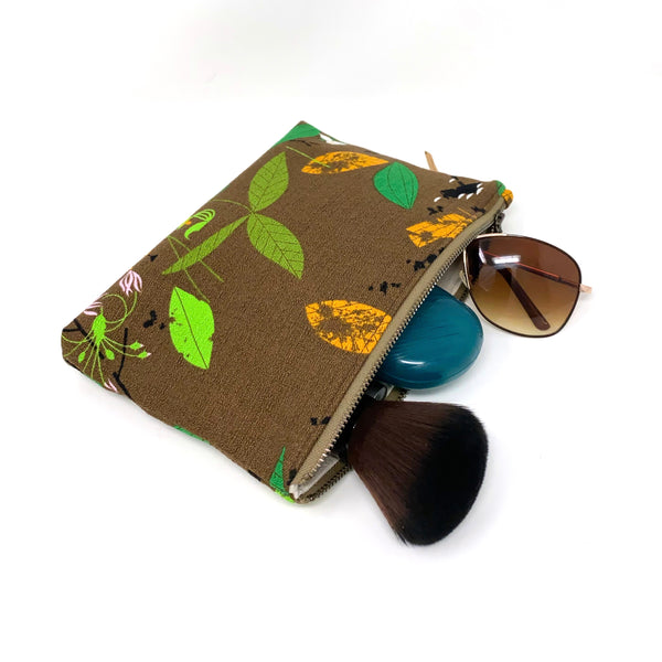 Slim Zip Pouch Charley Harper Spring Wildflowers - 3 Sizes