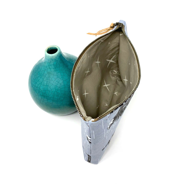 Slim Zip Pouch Charley Harper Mod Sloth - 3 Sizes