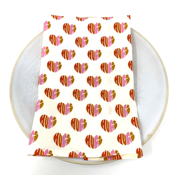 Organic Napkins - Set of 4 Universal Love