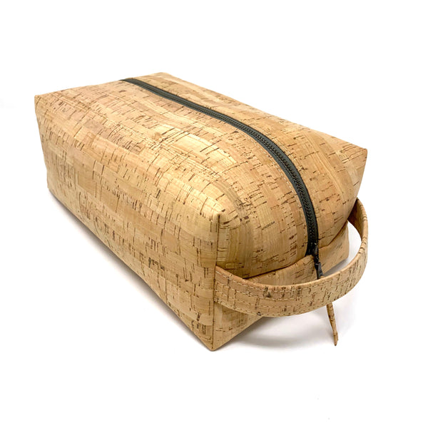 Sustainable Cork Dopp Kit/Toiletry Bag - 3 Sizes