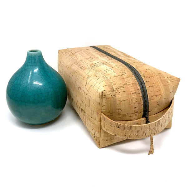 Sustainable Cork Dopp Kit/Toiletry Bag - 3 Sizes