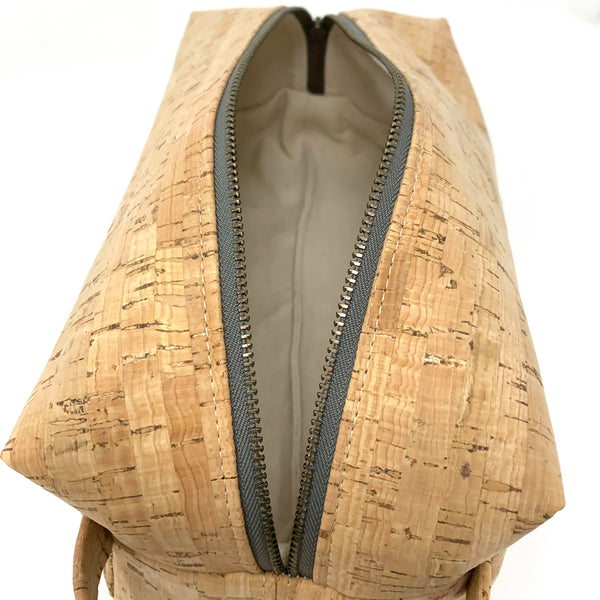 Sustainable Cork Dopp Kit/Toiletry Bag - 3 Sizes