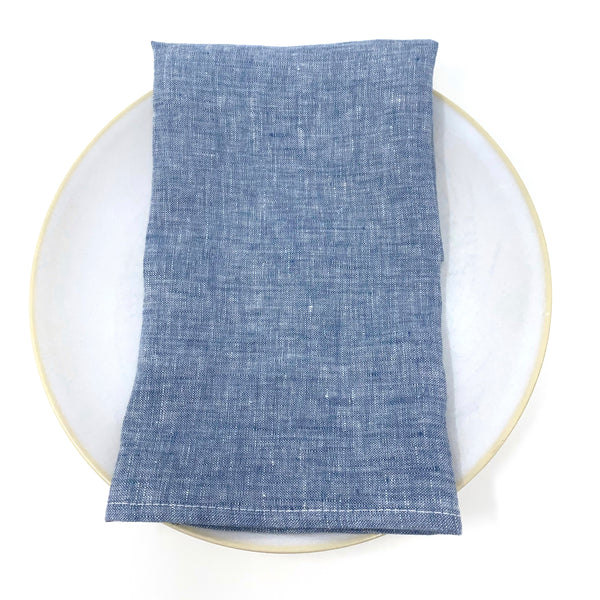 Organic Linen Napkins - Set of 4 Poolside