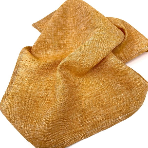 Organic Linen Napkins - Set of 4 Sunset