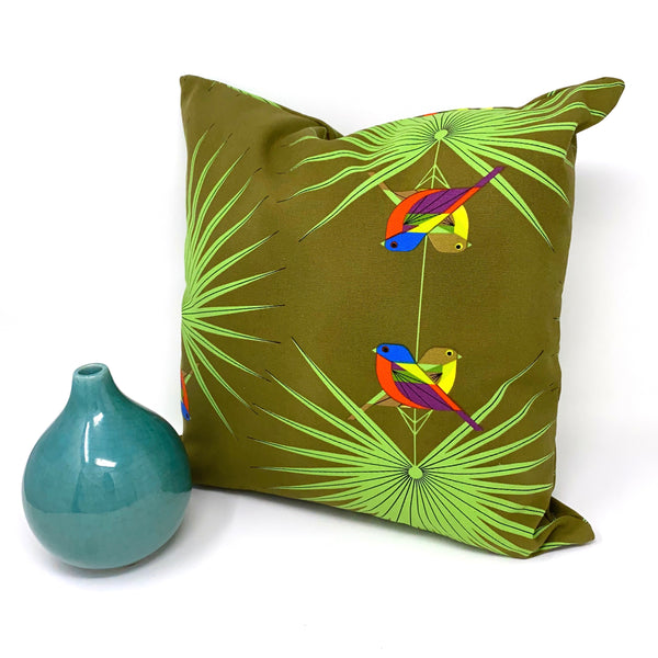 Throw Pillow Cover Charley Harper Flamboyant
