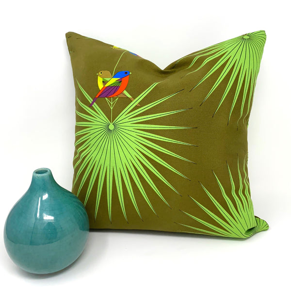Throw Pillow Cover Charley Harper Flamboyant