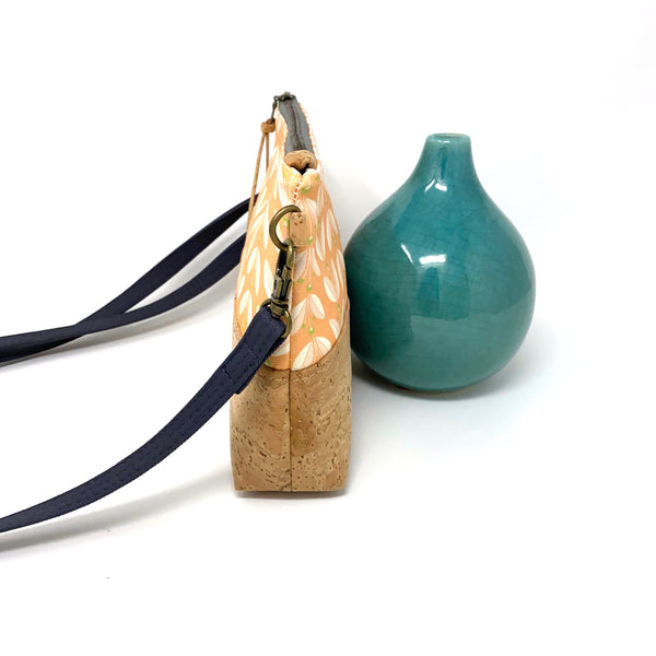 Organic & Cork Mini Crossbody - Ligonberries Blush