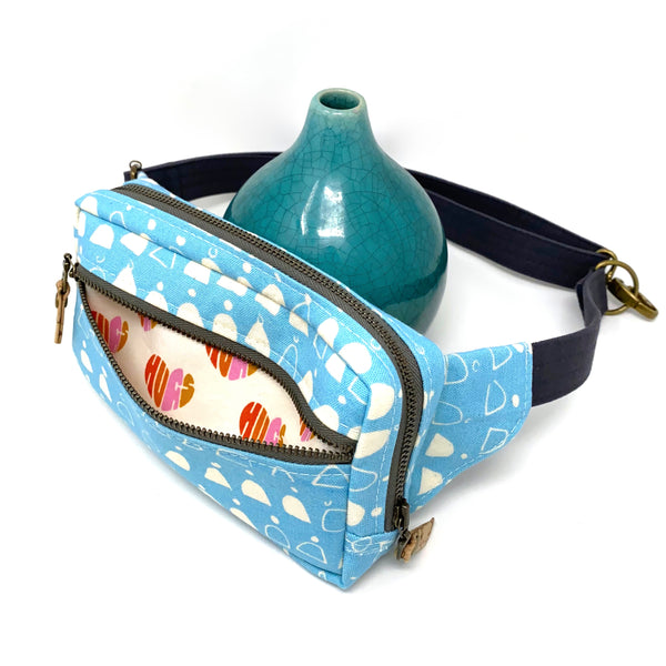 Fanny Pack Blue Dots