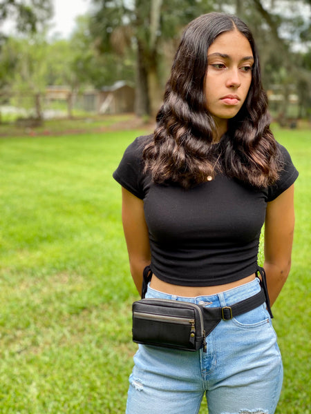 Fanny Pack Sustainable Black Cork