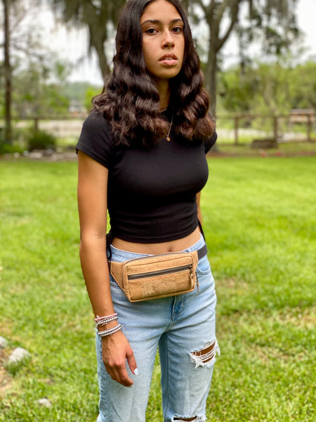 Fanny Pack Sustainable Natural Cork