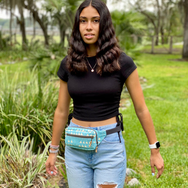 Fanny Pack Blue Dots