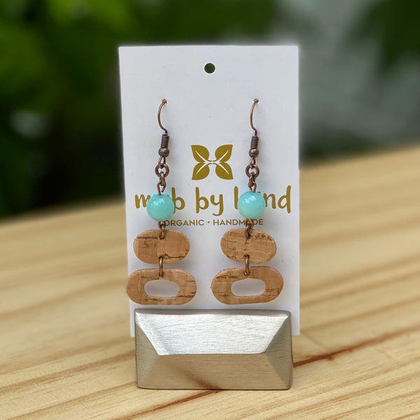 Cork + Bead Earrings