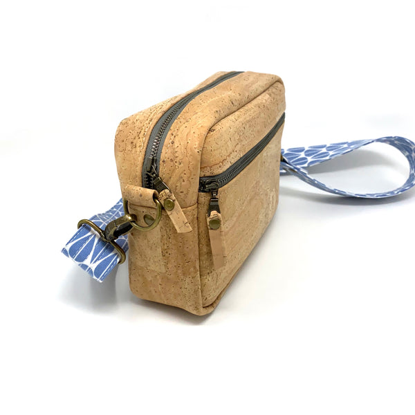 Sustainable Cork Boxy Crossbody - Choose Your Strap