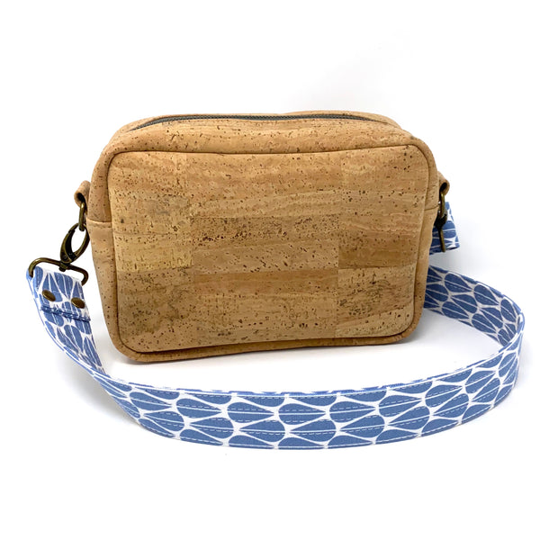 Sustainable Cork Boxy Crossbody - Choose Your Strap